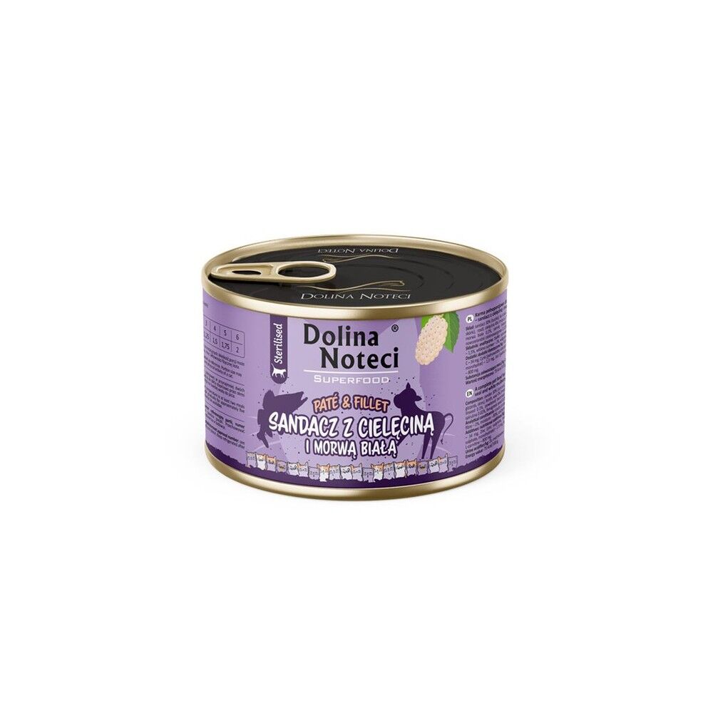 DN11838202 Dolina Noteci Cat Pate&Fillet - Sandkoli,Kálfur,Hvít Móber 185g