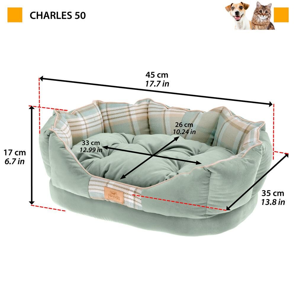 FP83616002|20000 CHARLES 60 BEDDING BROWN