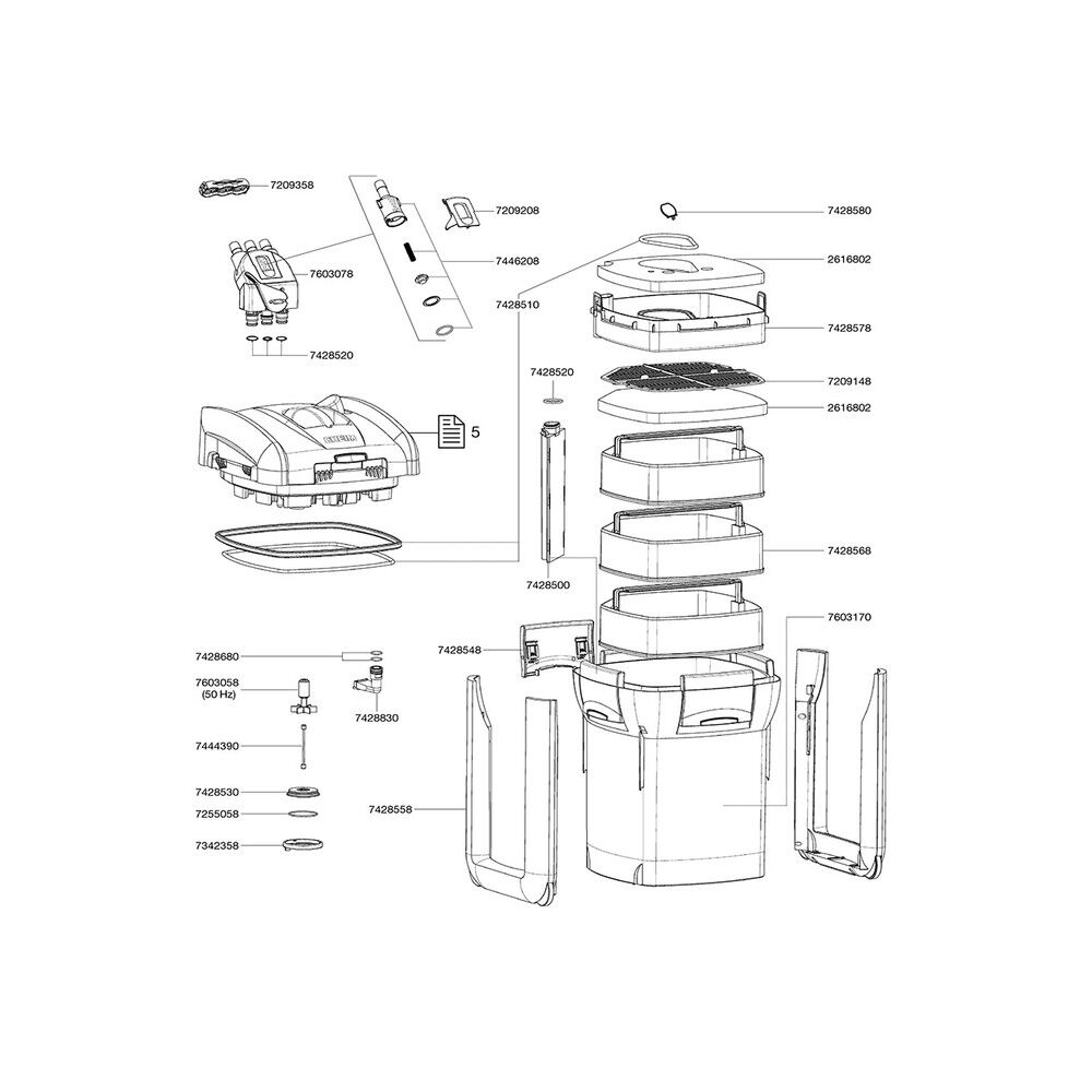 EH2180010|40000 Eheim Professionel 3 1200Xlt External Thermofilter