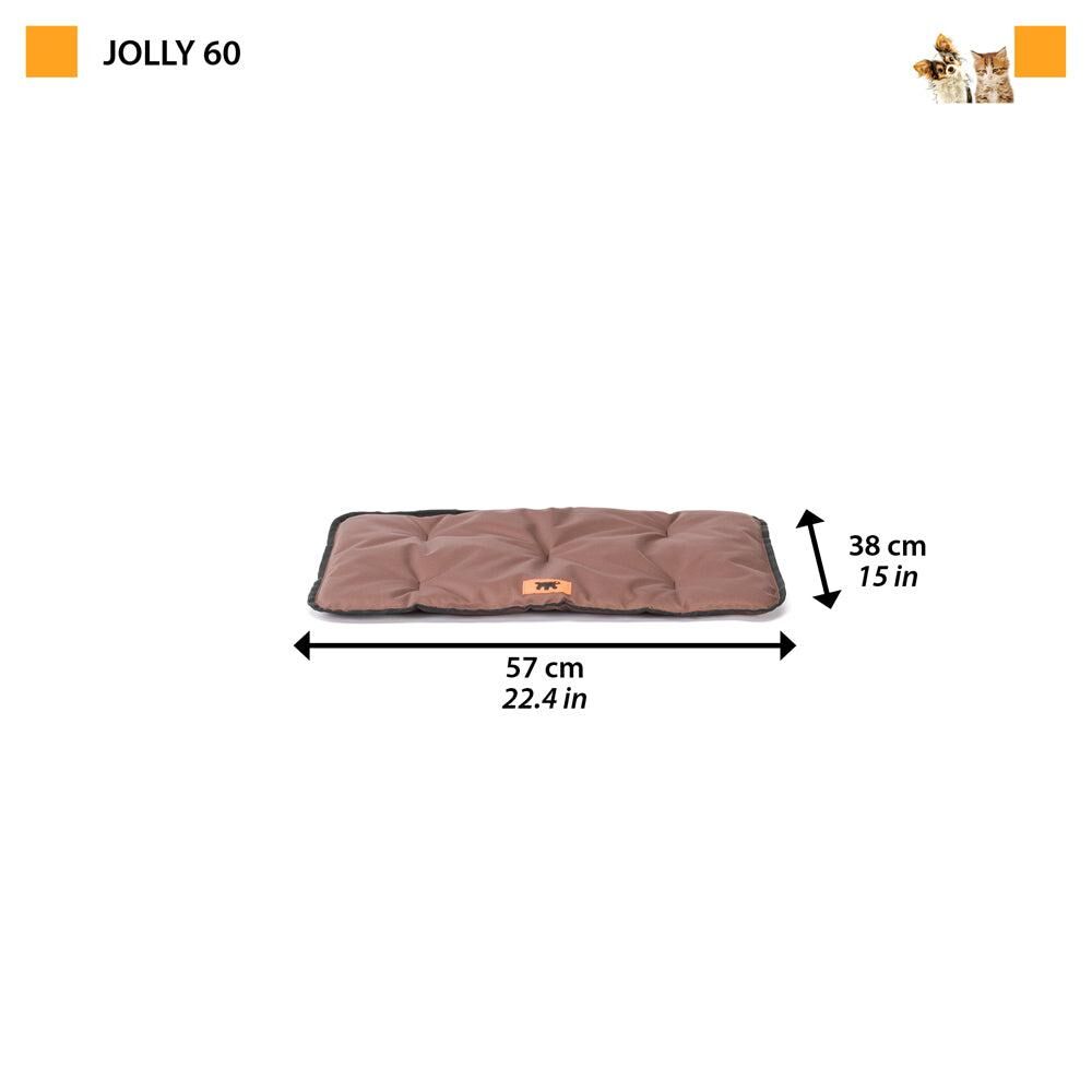 FP81078012|20000 JOLLY 60 CUSHION BROWN